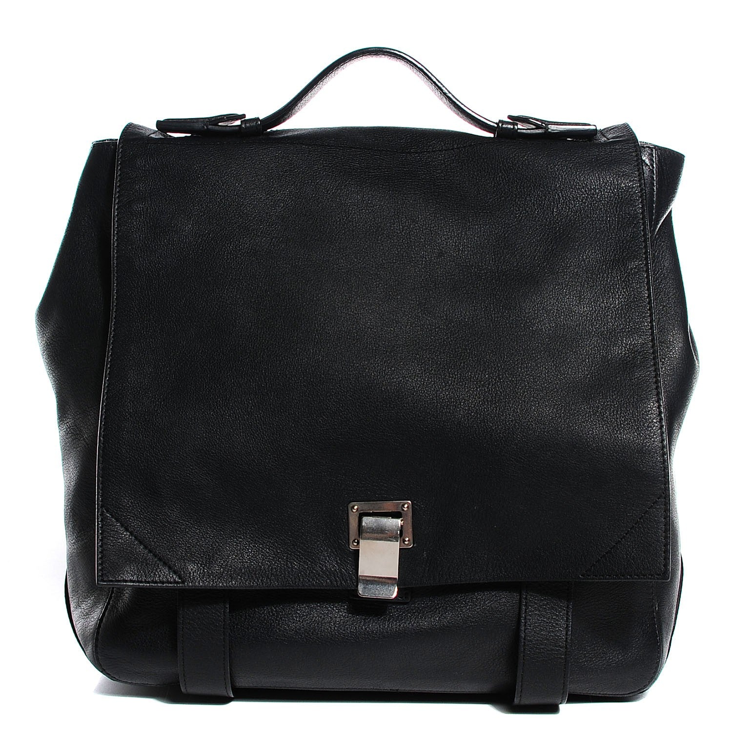 Proenza Schouler Calfskin Large PS Backpack Black 1 of 10