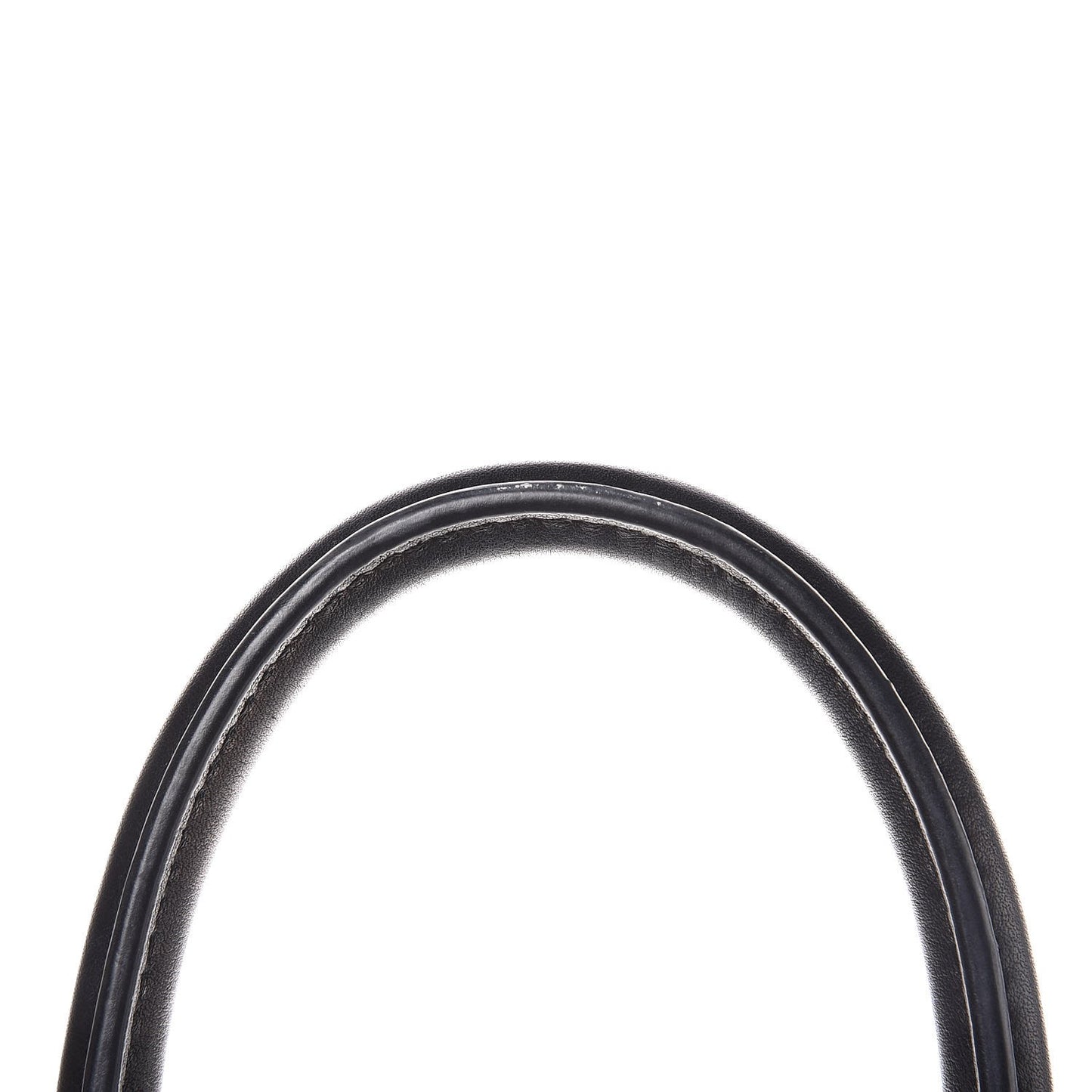 Trimmed Fleece Suede Small Emile Black Silver Hardware