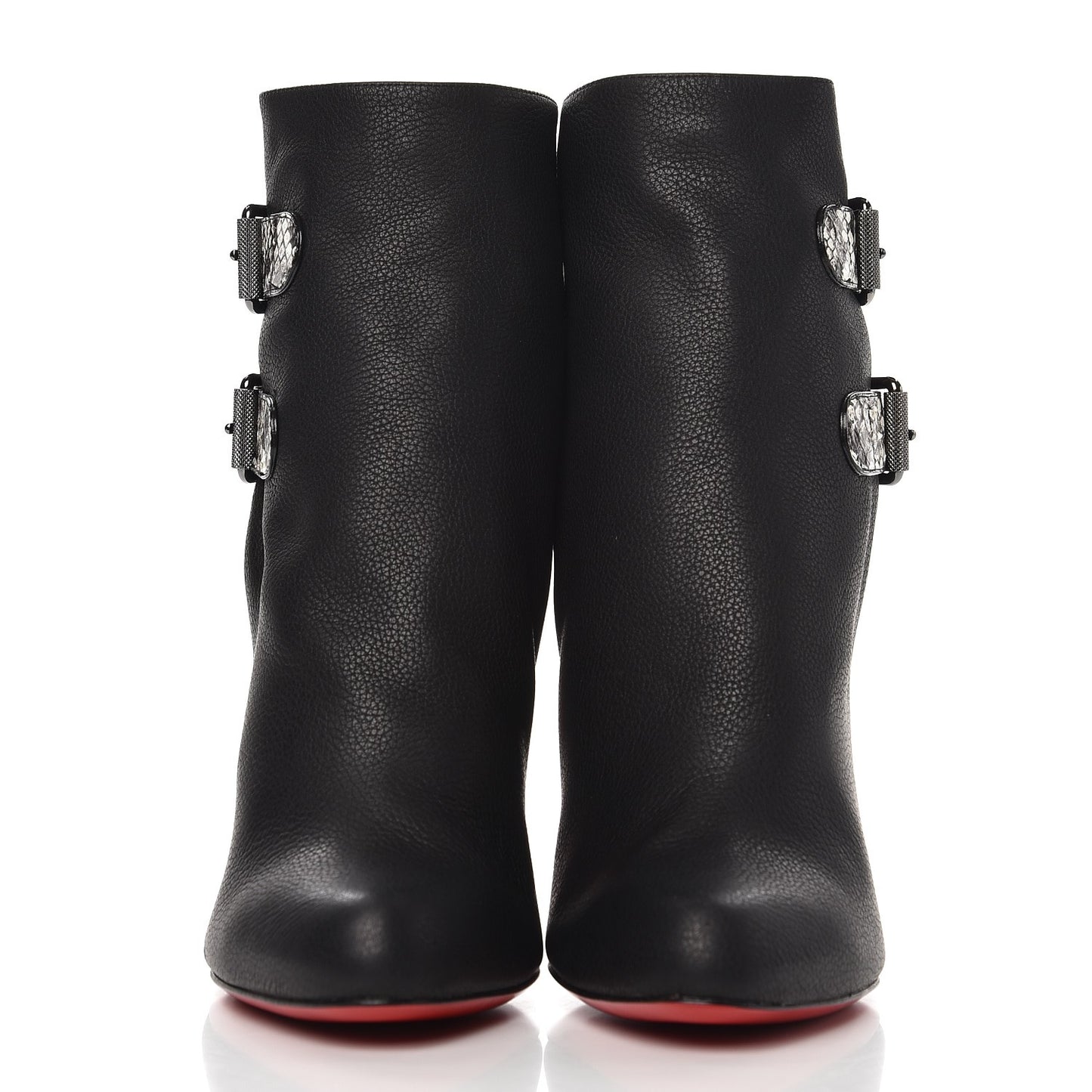 Calfskin Ankle Boots 35 Black
