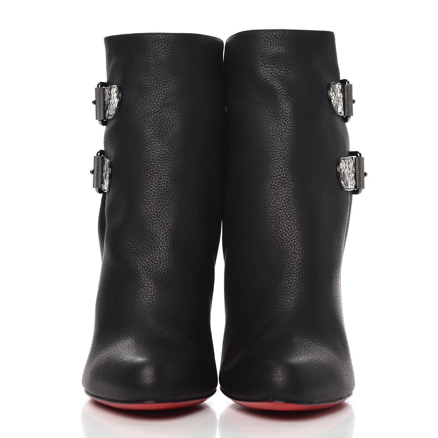 Christian Louboutin Calfskin Ankle Boots 35 Black 3 of 9