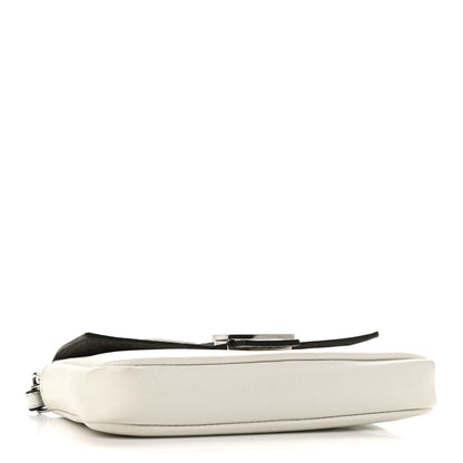 Fendi Shiny Nappa Micro Baguette White 4 of 9