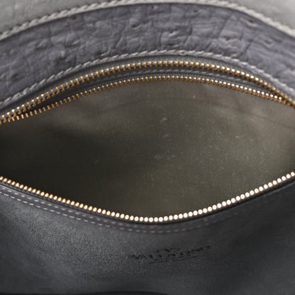 Valentino Garavani Ostrich To Be Cool Tote Grigio Perla 10 of 16