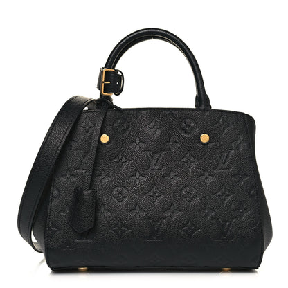 Louis Vuitton Empreinte Montaigne BB Black 1 of 12