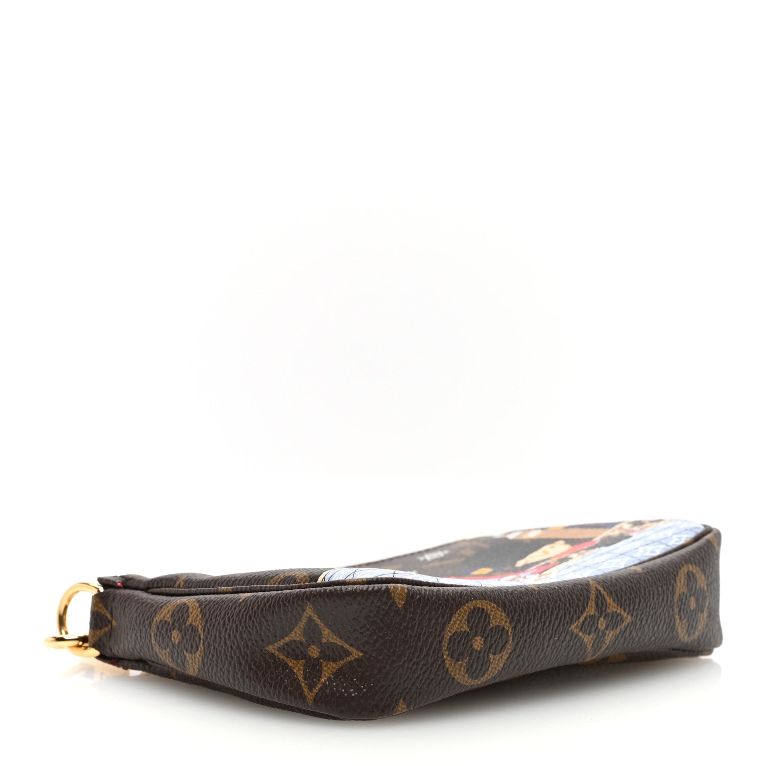 Louis Vuitton Monogram 2021 Christmas Animation London Mini Pochette Accessories Red 4 of 10