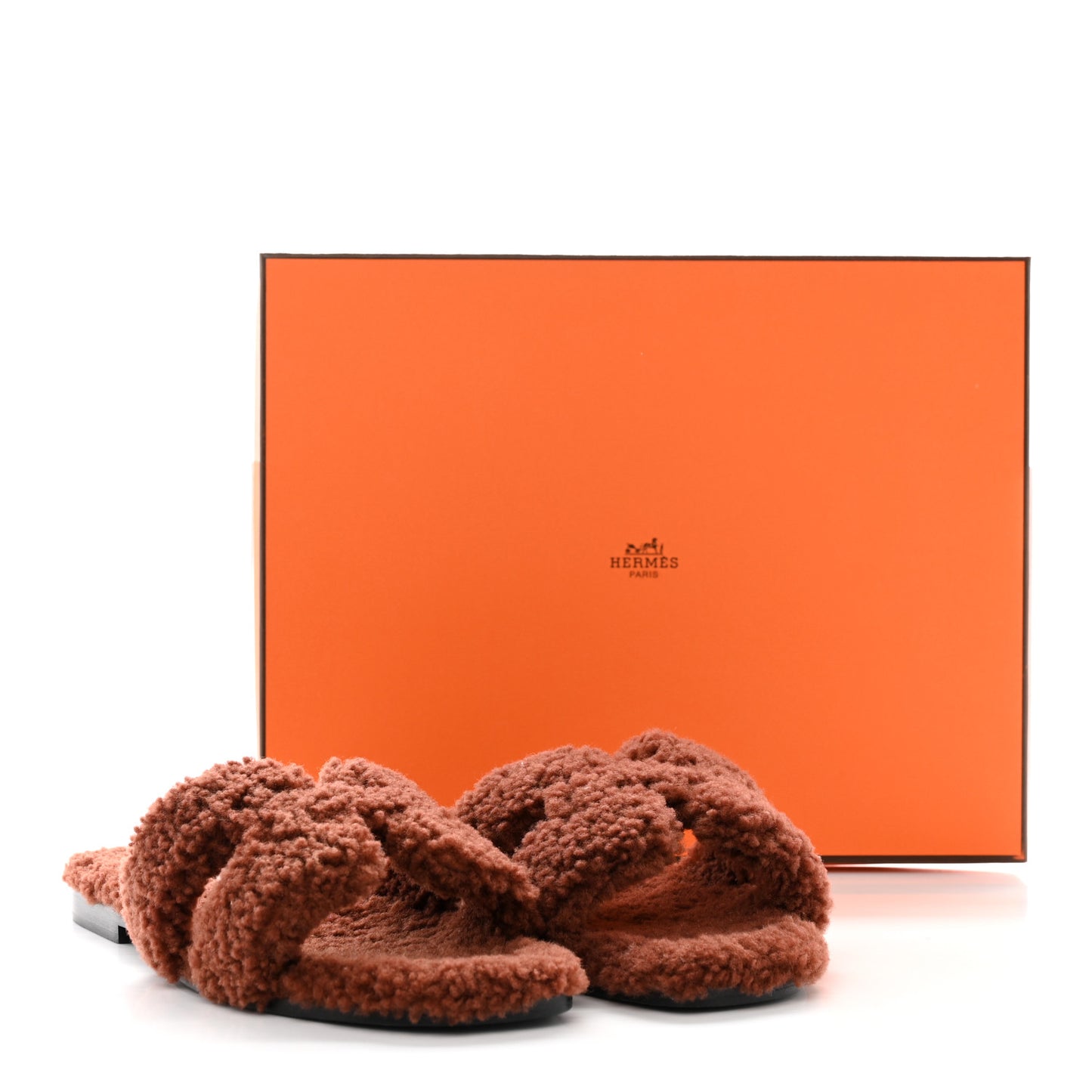 Woolskin Oran Sandals 39 Cognac