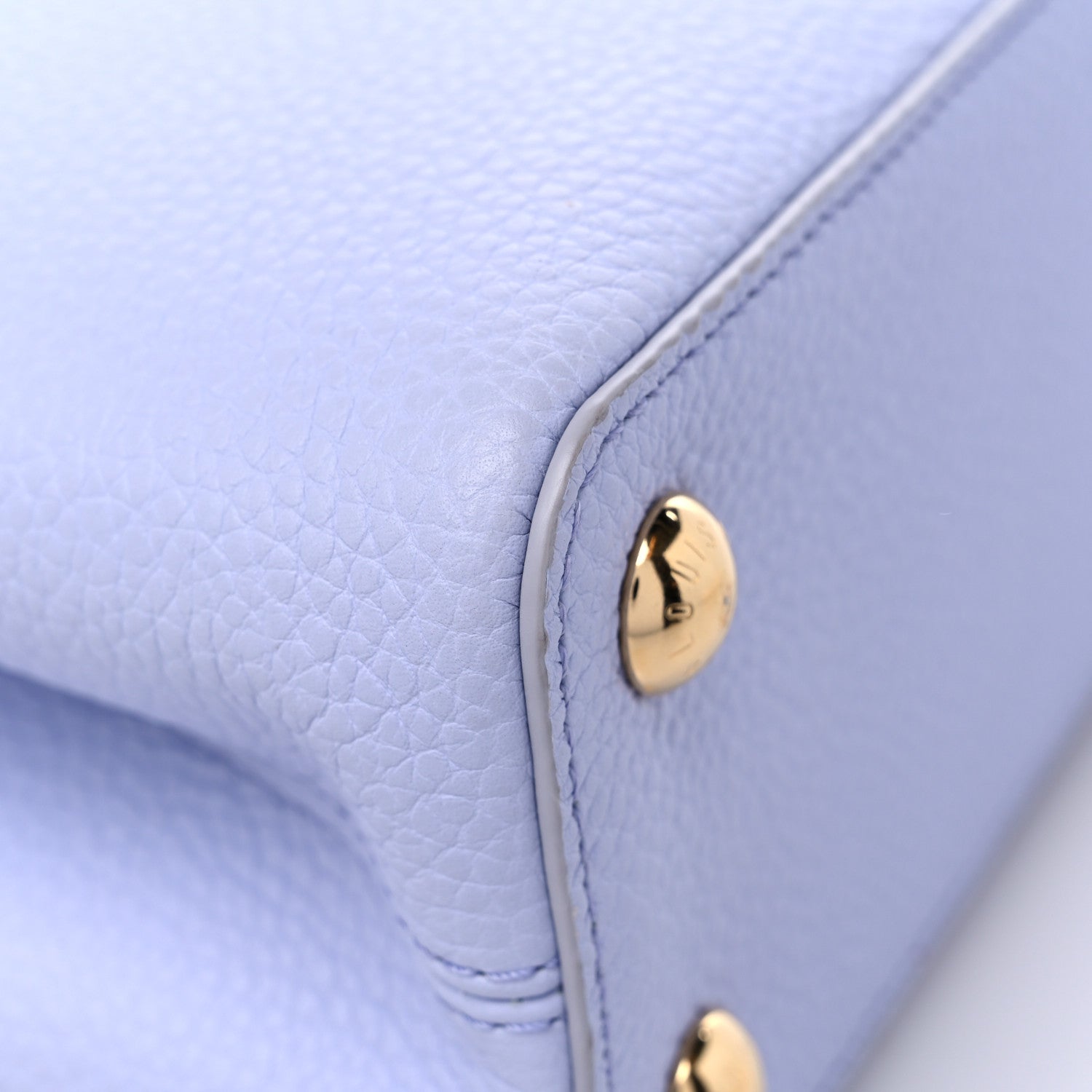 Louis Vuitton Taurillon Braided Chain Capucines BB Iris Creme 9 of 11
