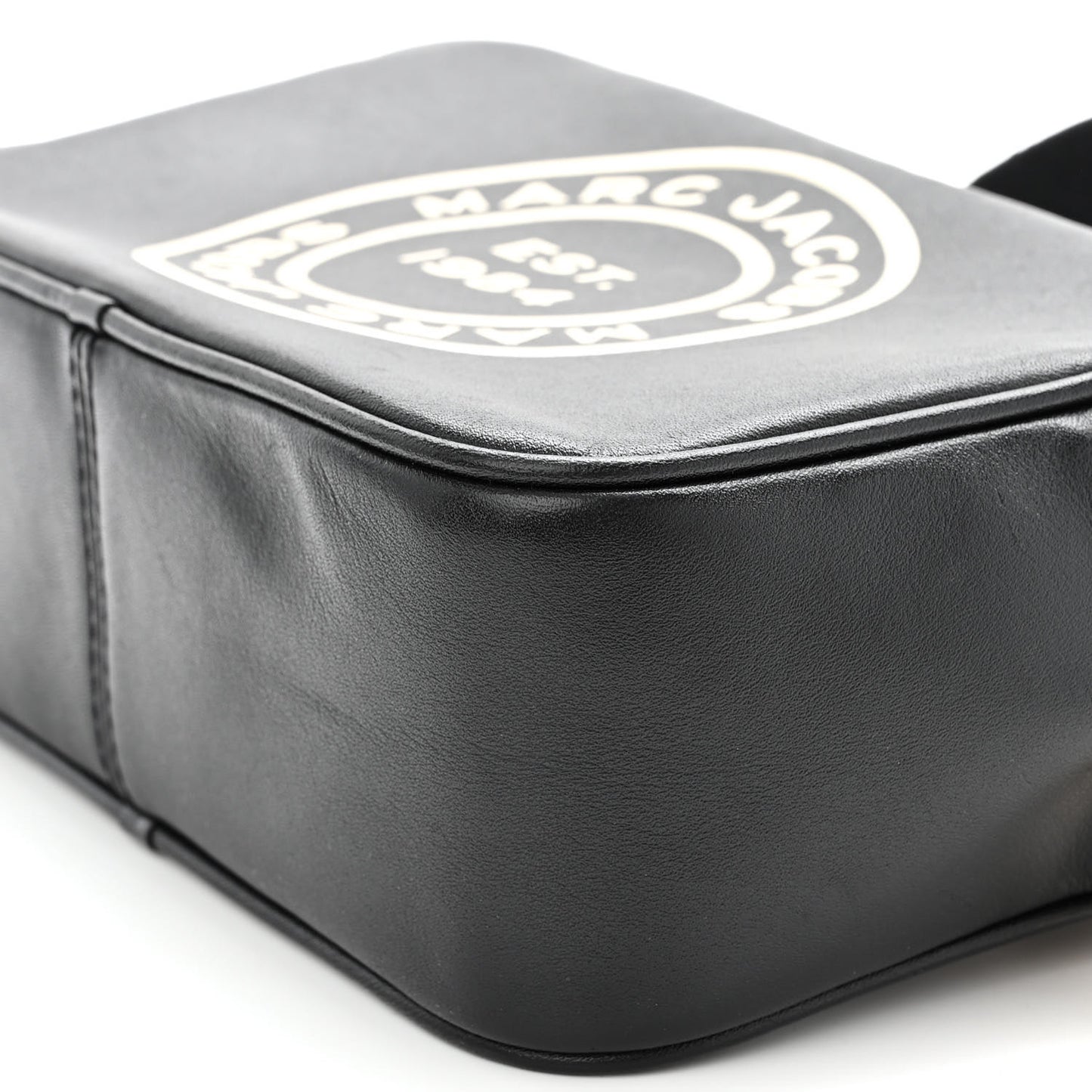 Calfskin Signet Flash Camera Bag Black