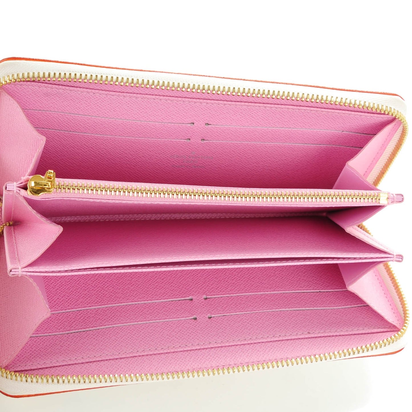 Monogram Multicolor Zippy Wallet White Litchi