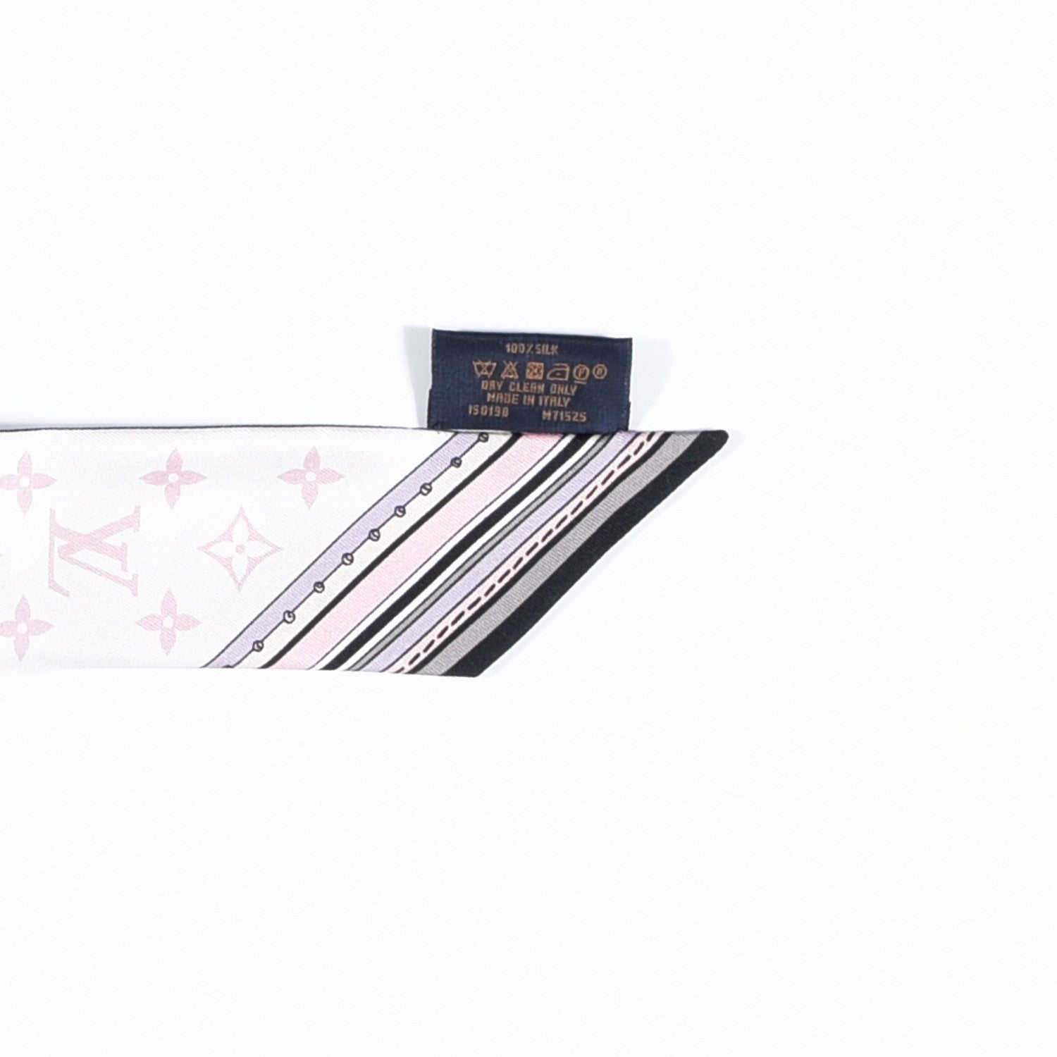 Louis Vuitton Silk Monogram Essentials LV BB Bandeau Light Pink 4 of 4