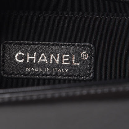 Chanel Lambskin Quilted Medium Boy Flap Black 6 of 8
