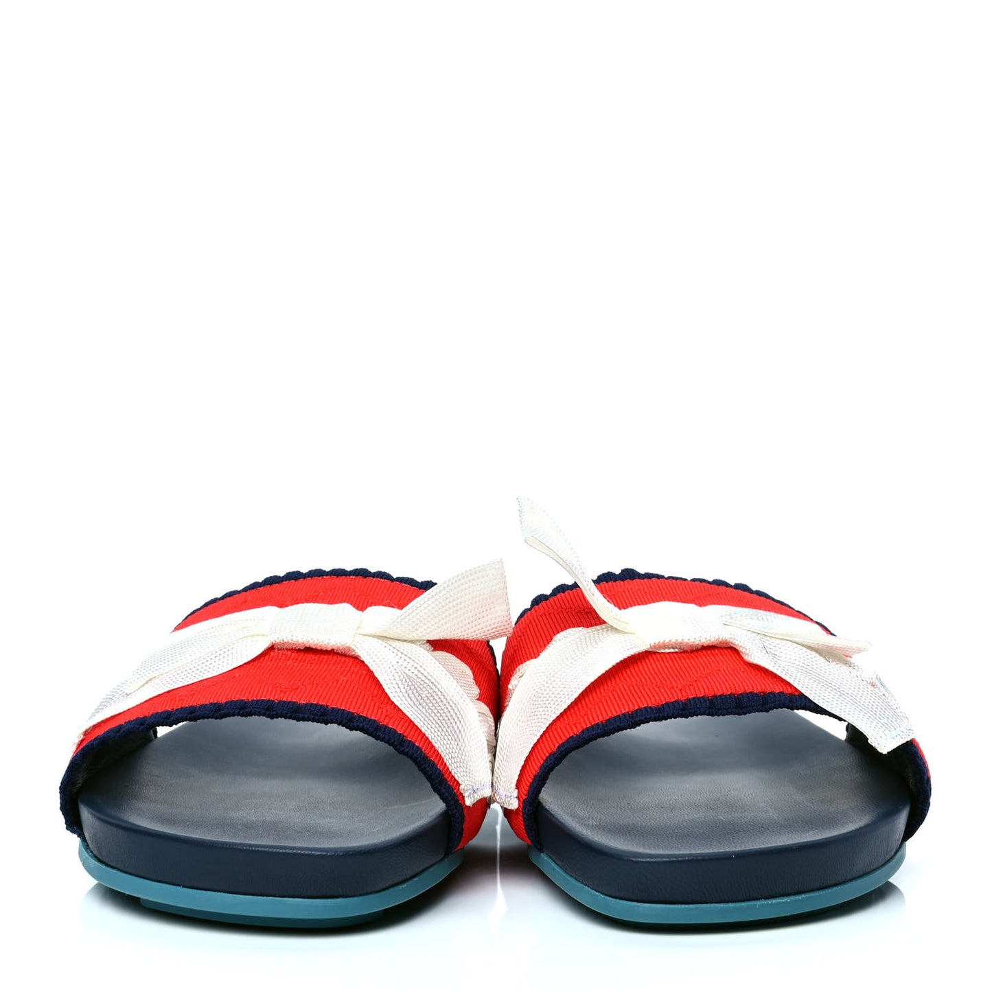 Fabric Rubber Slide Sandals 35.5 Magma Marine