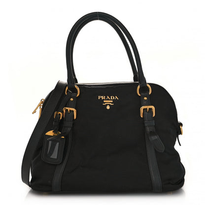 Prada Tessuto Nylon Saffiano Tote Black 1 of 8