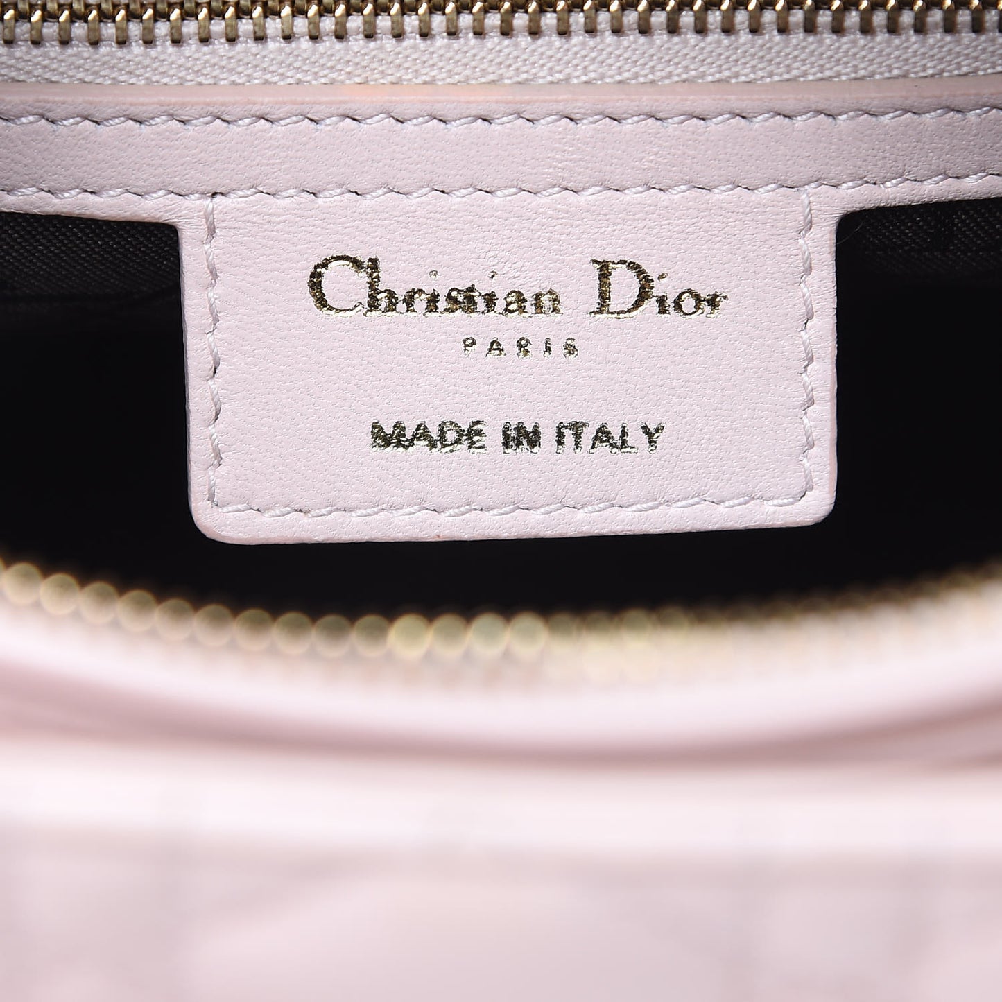 Lambskin Cannage Medium Lady Dior Light Pink