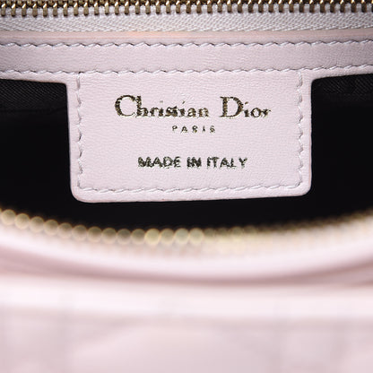 Christian Dior Lambskin Cannage Medium Lady Dior Light Pink 6 of 13