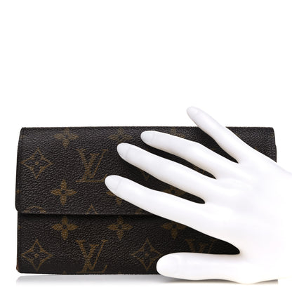 Louis Vuitton Monogram Sarah Wallet 2 of 17