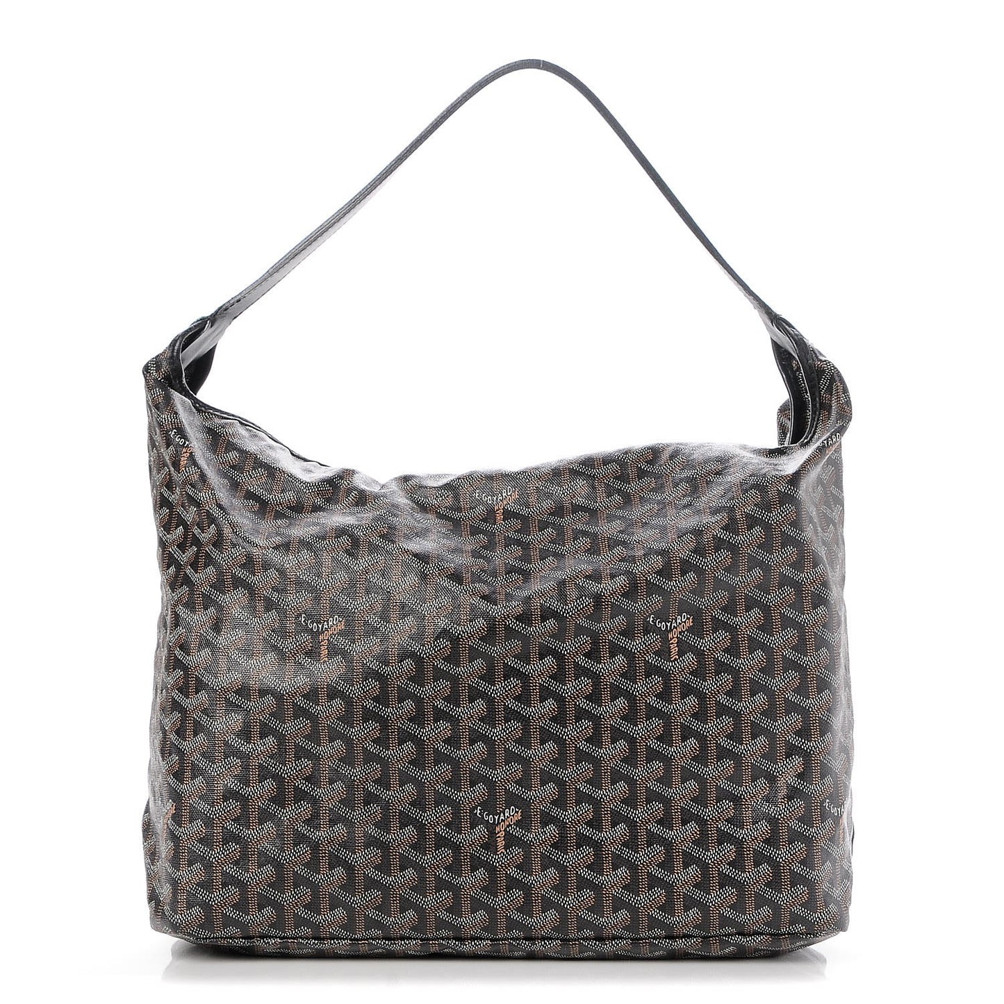 Goyardine Fidji Zip Hobo Black