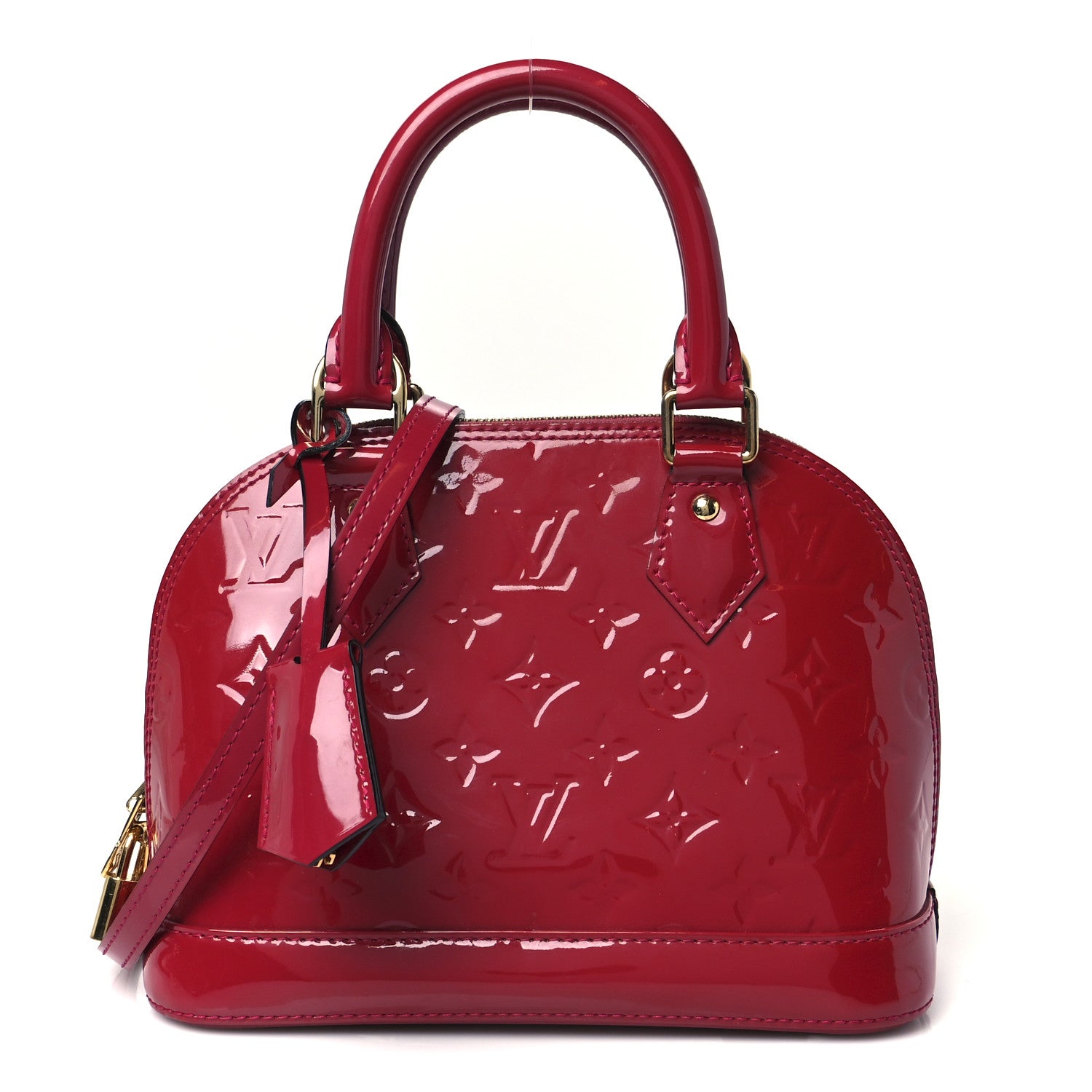 Louis Vuitton Vernis Alma BB Rose Indien 1 of 11