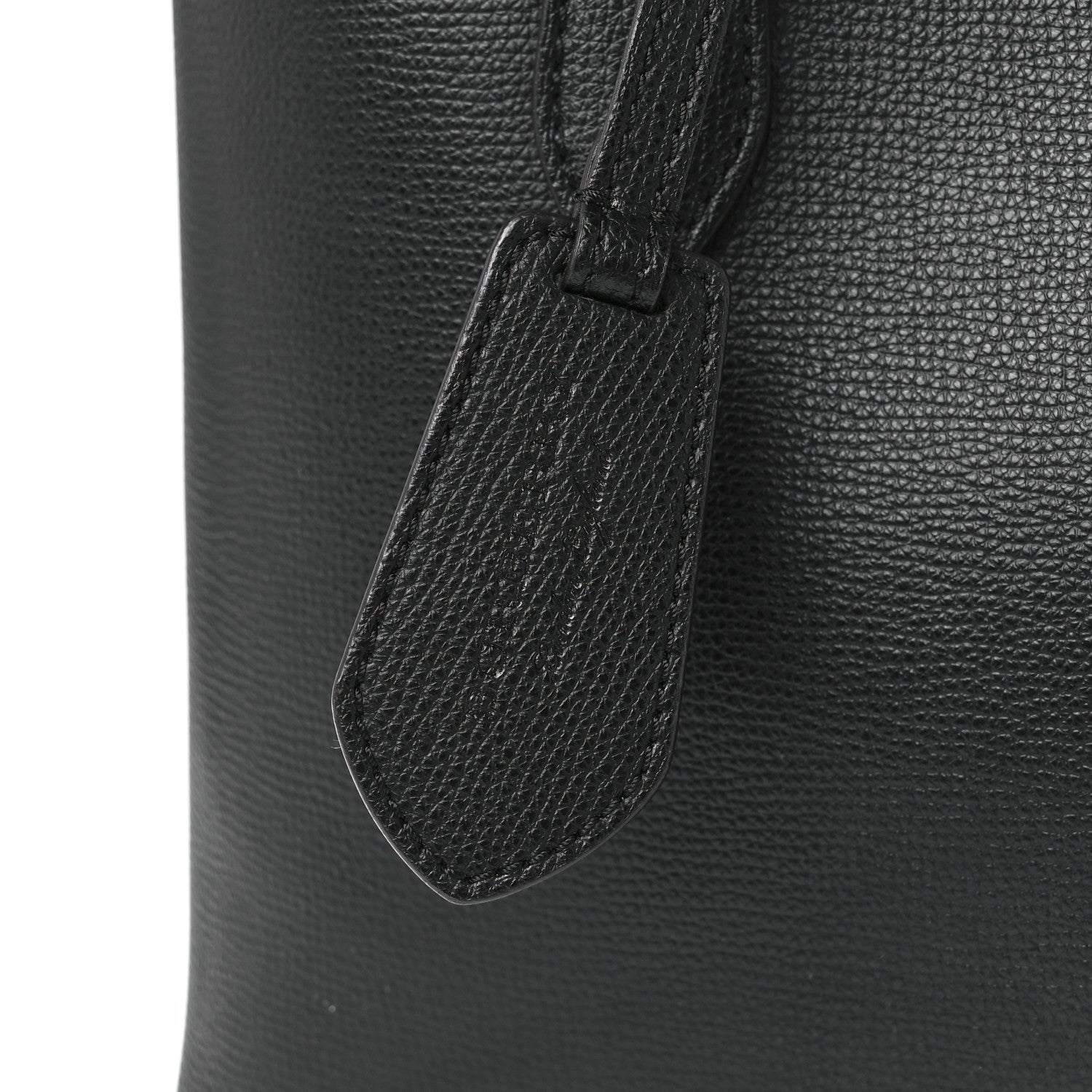 Burberry Grainy Calfskin Haymarket Check Small Reversible Tote Black 19 of 22