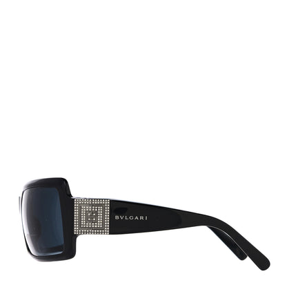 Bulgari Crystal Square 847-B Sunglasses Black 2 of 7