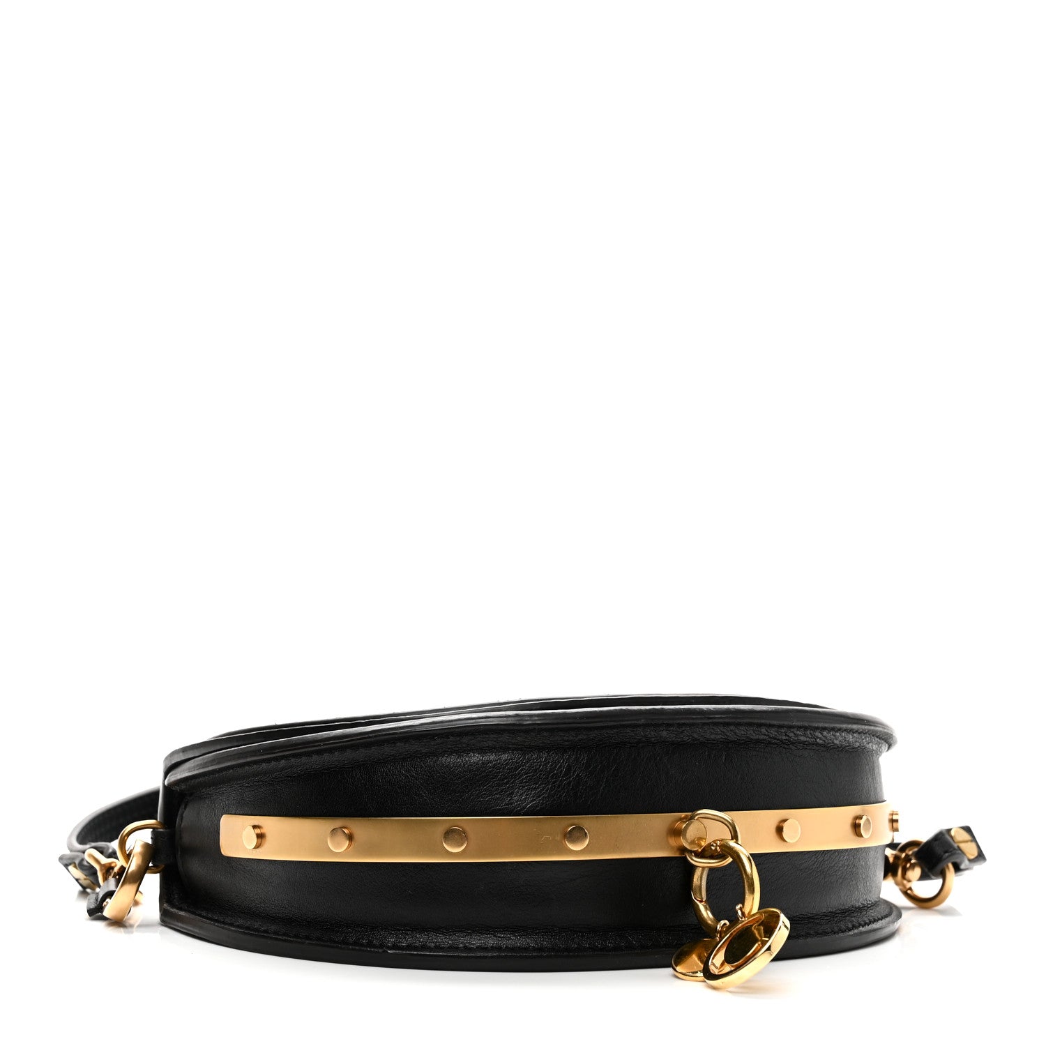 Chloe Calfskin Small Nile Bracelet Minaudiere Bag Black 4 of 9