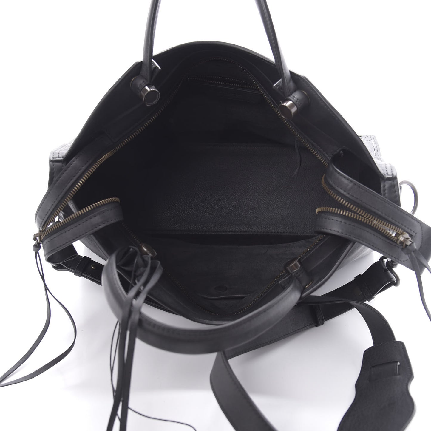 Veau Soyeux Perforated Blackout Hardware City Black