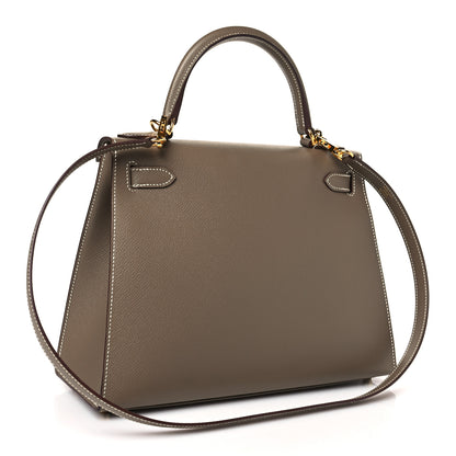 Hermes Epsom Kelly Sellier 28 Etoupe 3 of 9