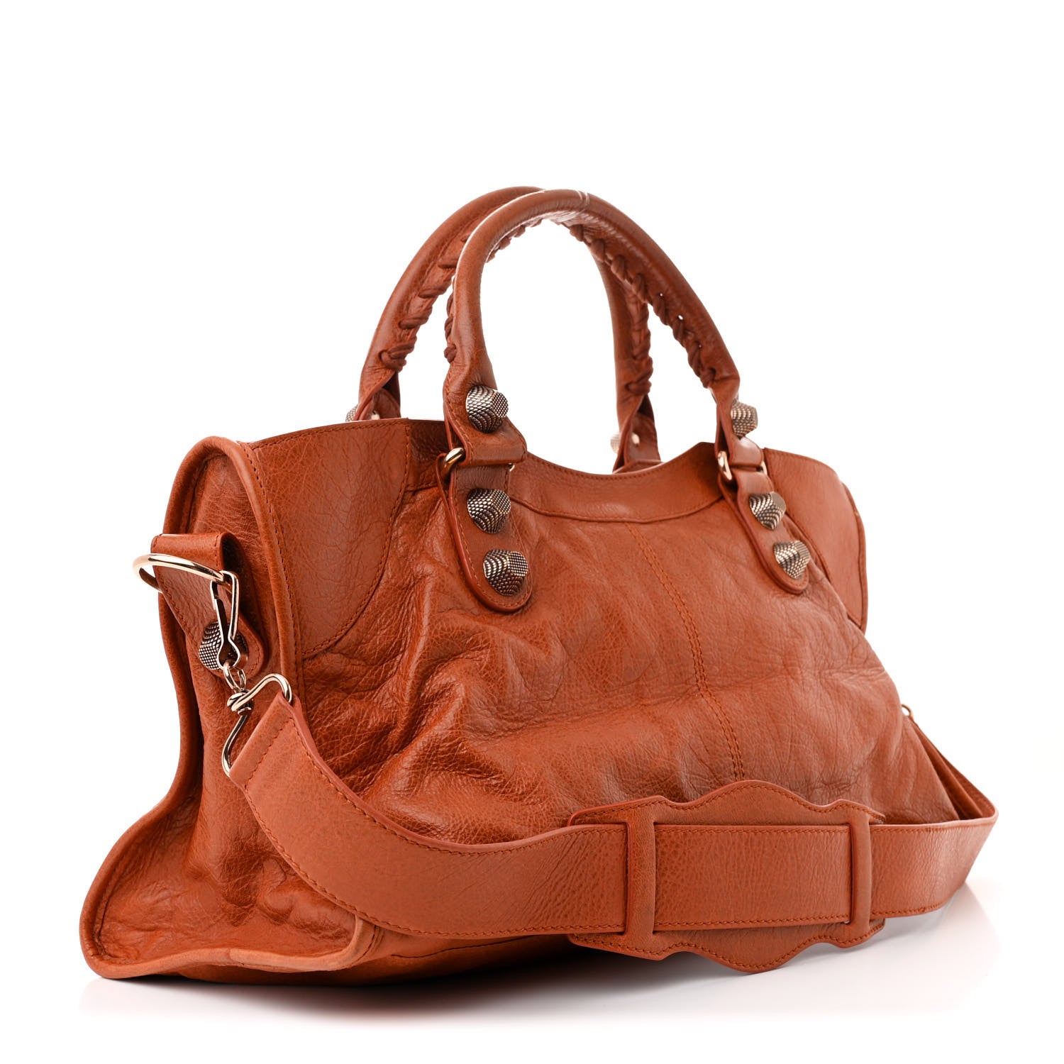 Balenciaga Agneau Giant 21 Rose Gold Hardware Part Time Orange Brulee 4 of 12