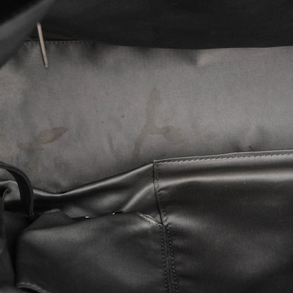 Chanel Lambskin Square Stitched Lax Shopping Tote Black 9 of 9