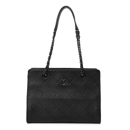 Chanel Calfskin Propeller Shopping Tote Black 1 of 11