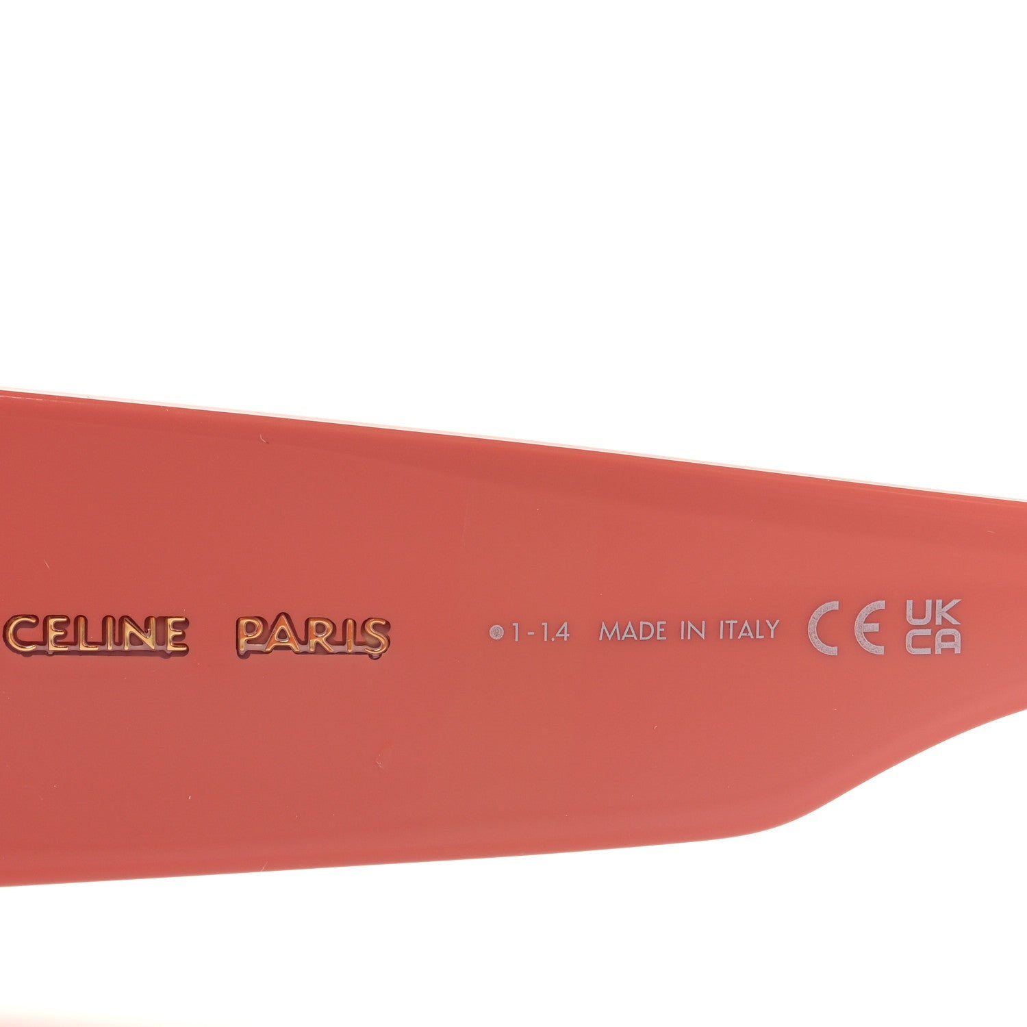 Celine Acetate Triomphe XL 01 Sunglasses CL40282U Shiny Pink Brown