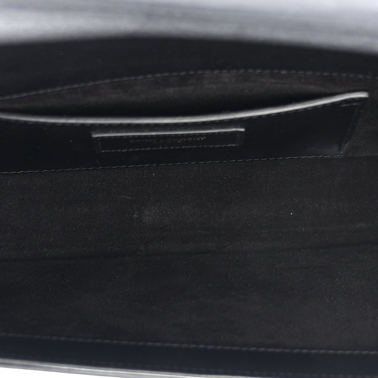 Calfskin Classic Monogram Tassel Clutch Black