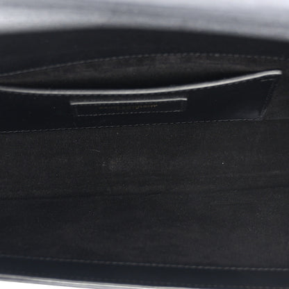 Saint Laurent Calfskin Classic Monogram Tassel Clutch Black 5 of 7