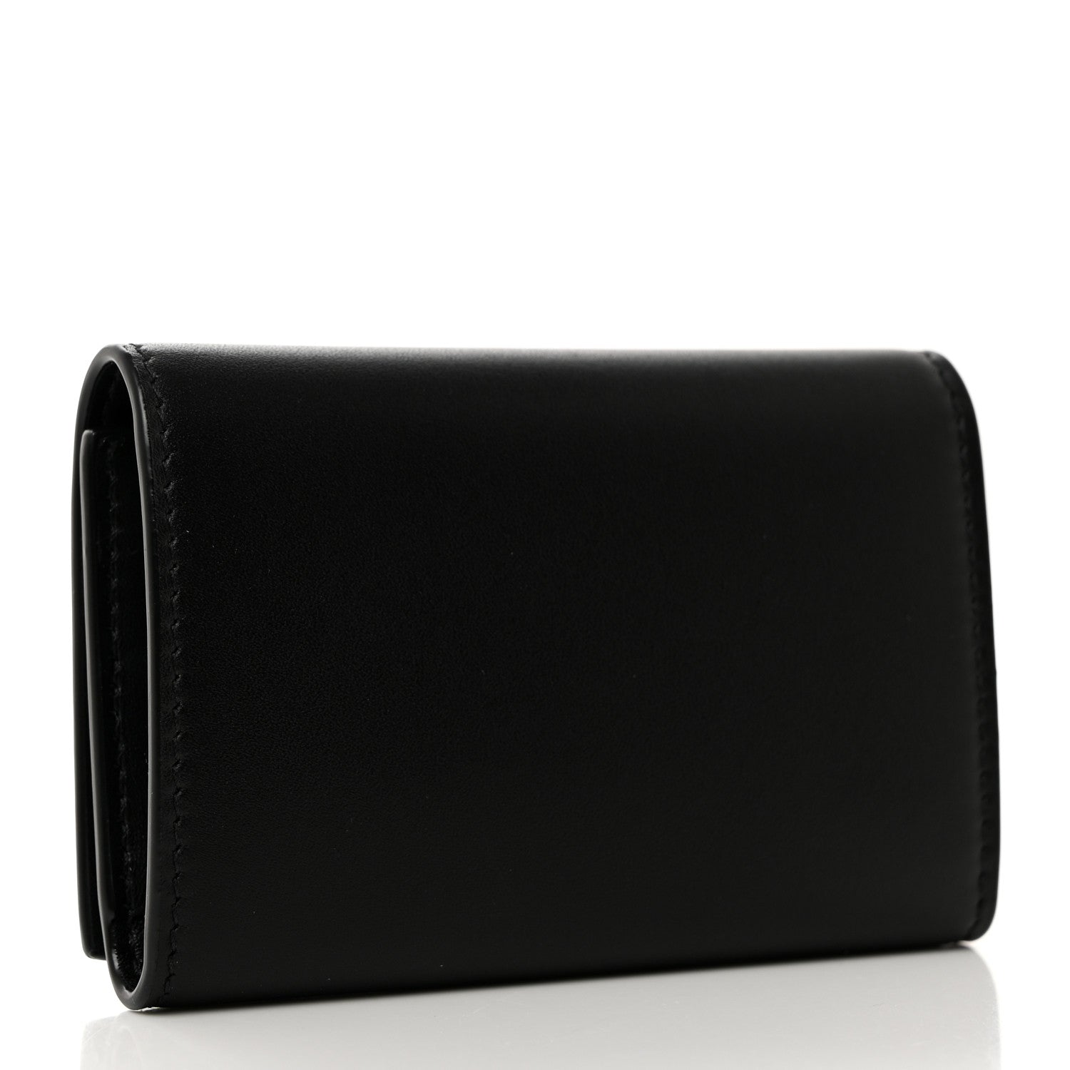 Saint Laurent Calfskin Key Holder Pouch Black 3 of 8