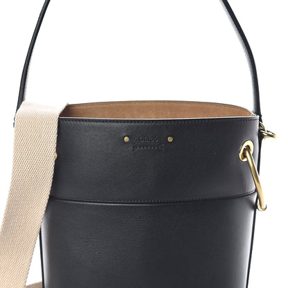 Chloe Smooth Calfskin Small Roy Bucket Bag Black 8 of 10