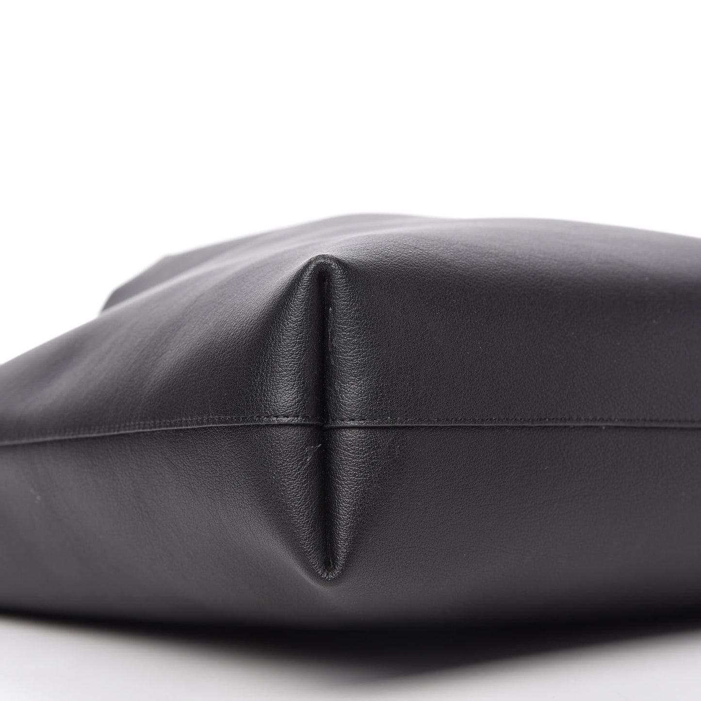 Calfskin Medium Shopping Tote Black
