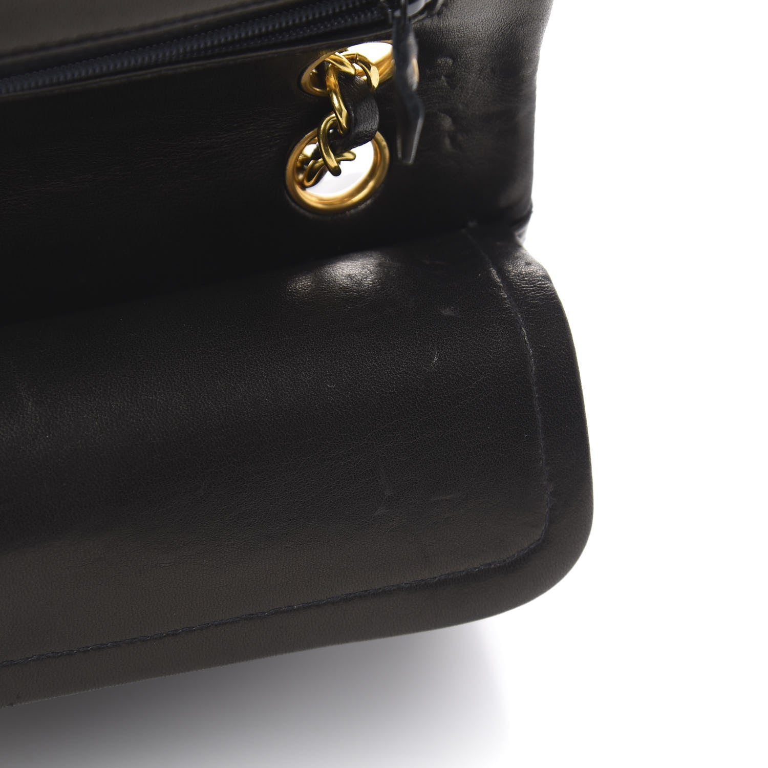 Chanel Lambskin Quilted Small Double Flap Black 12 of 14