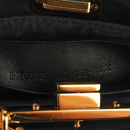 Fendi Nappa Micro Peekaboo Iconic Satchel Black 10 of 10