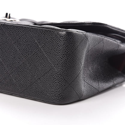 Chanel Caviar Quilted Jumbo Double Flap Black 9 of 10