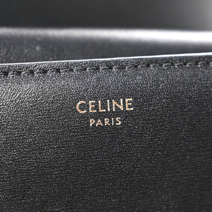 Celine Shiny Calfskin Small Triomphe Wallet Black 6 of 8