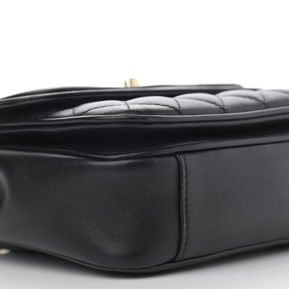 Chanel Lambskin Quilted Small Lovely Day Flap Black 9 of 12