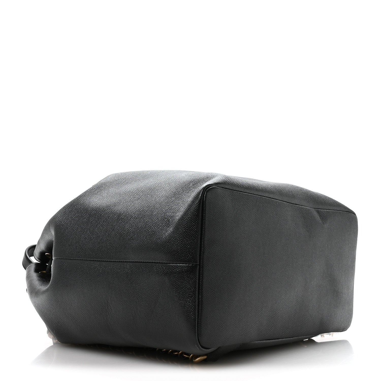 Chanel Caviar Deauville Drawstring Backpack Black 3 of 9