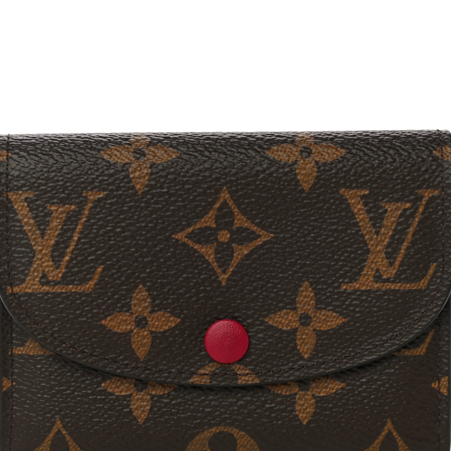 Monogram Rosalie Coin Purse Fuchsia