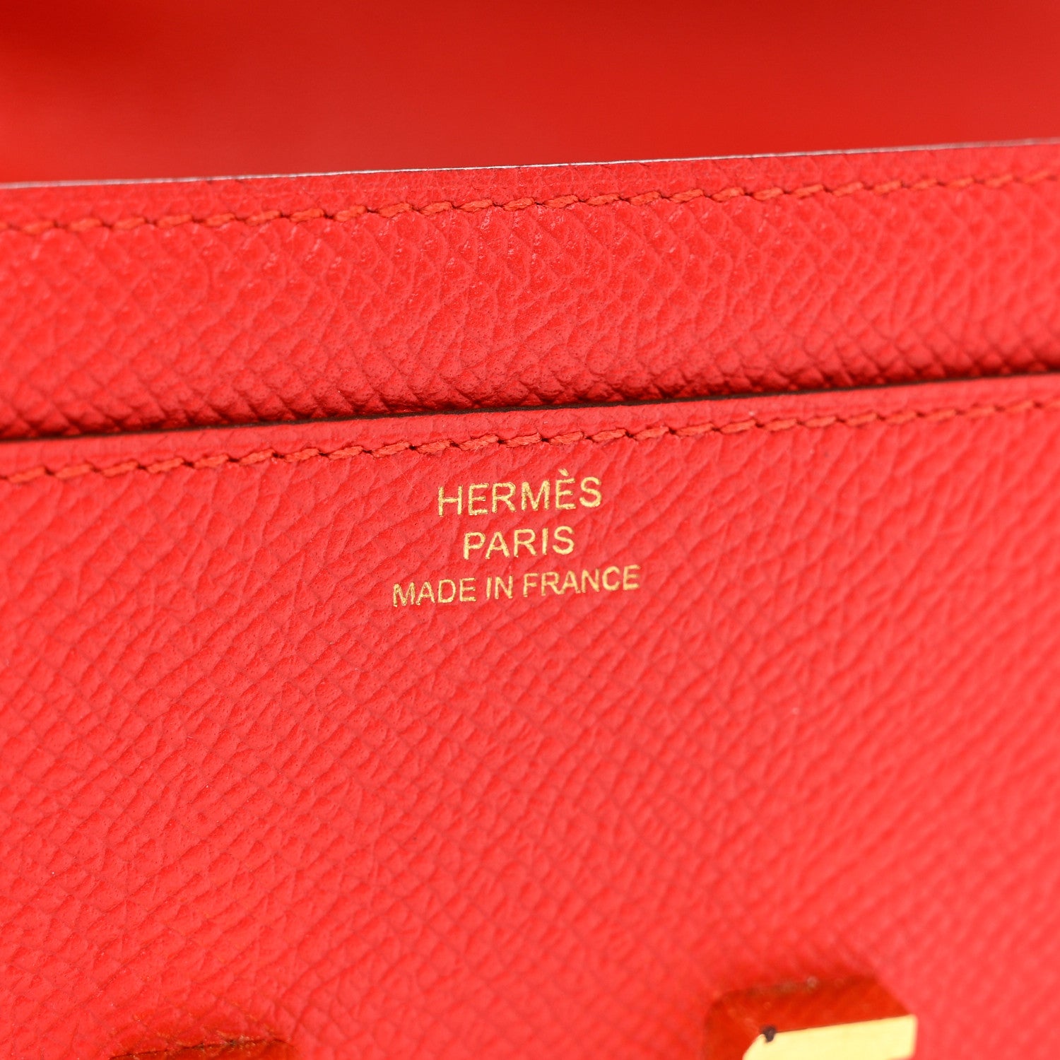 Hermes Epsom Constance Long Wallet Rouge Tomate 7 of 8