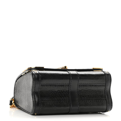 Louis Vuitton Lizard Mini Twist Shoulder Bag Black 5 of 11