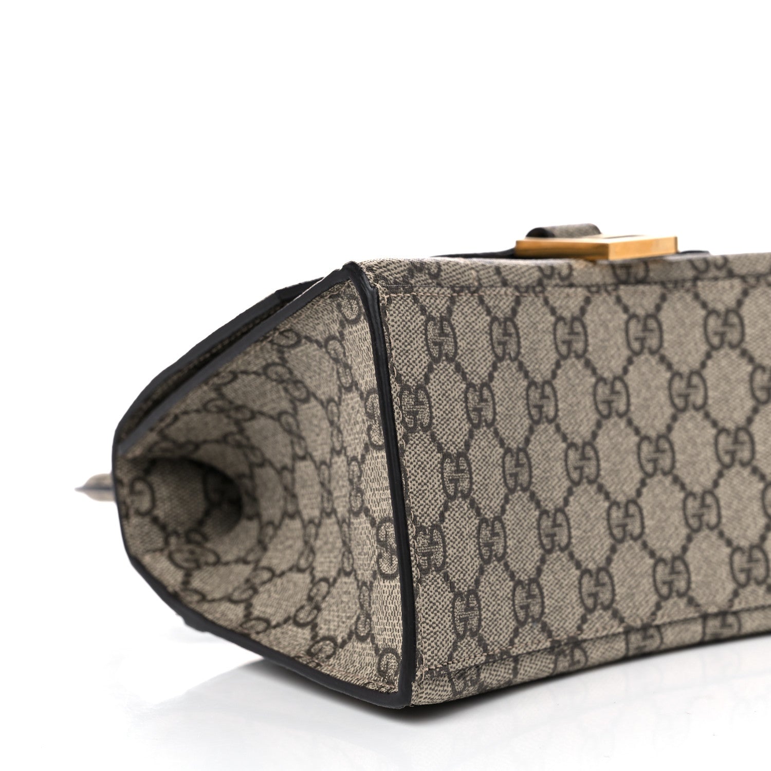 Balenciaga X GUCCI GG Supreme Monogram Small Hourglass Top Handle Bag Beige Ebony 8 of 10