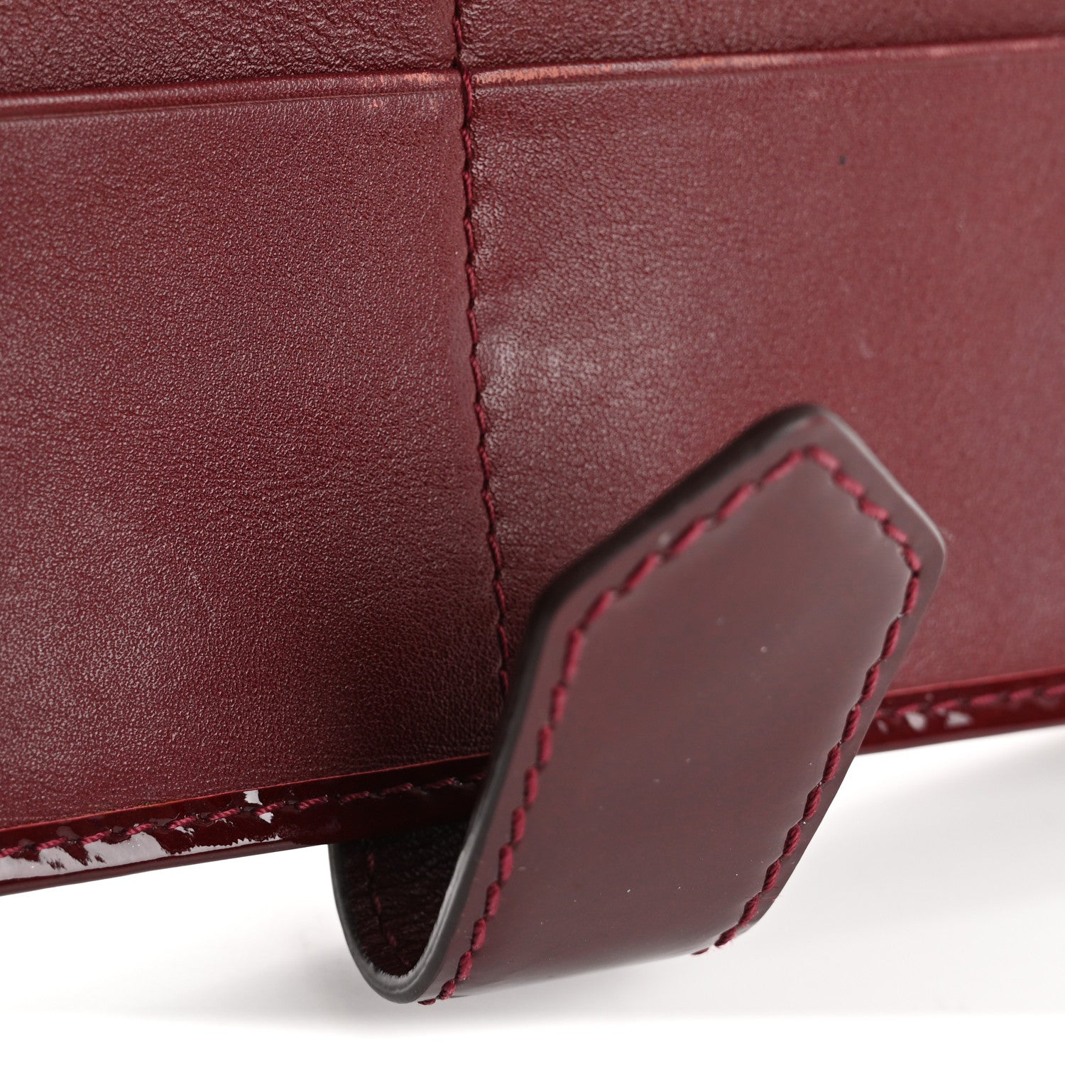 Burberry Supernova Check Constance Continental Wallet Dark Red 9 of 12