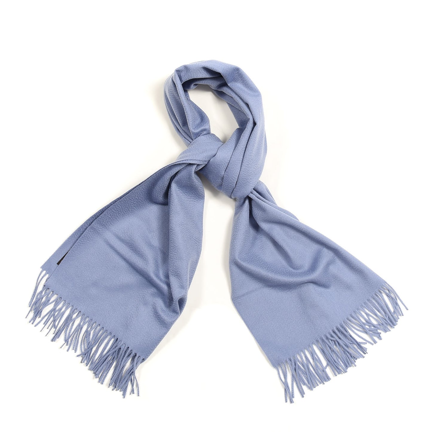 Cashmere Broderie Scarf Chambray