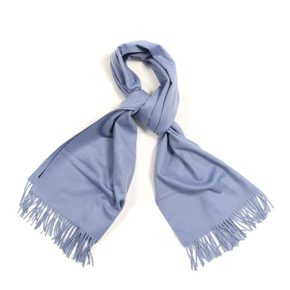 Hermes Cashmere Broderie Scarf Chambray 1 of 4