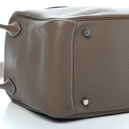 Hermes Taurillon Clemence Lindy 30 Etoupe 7 of 10