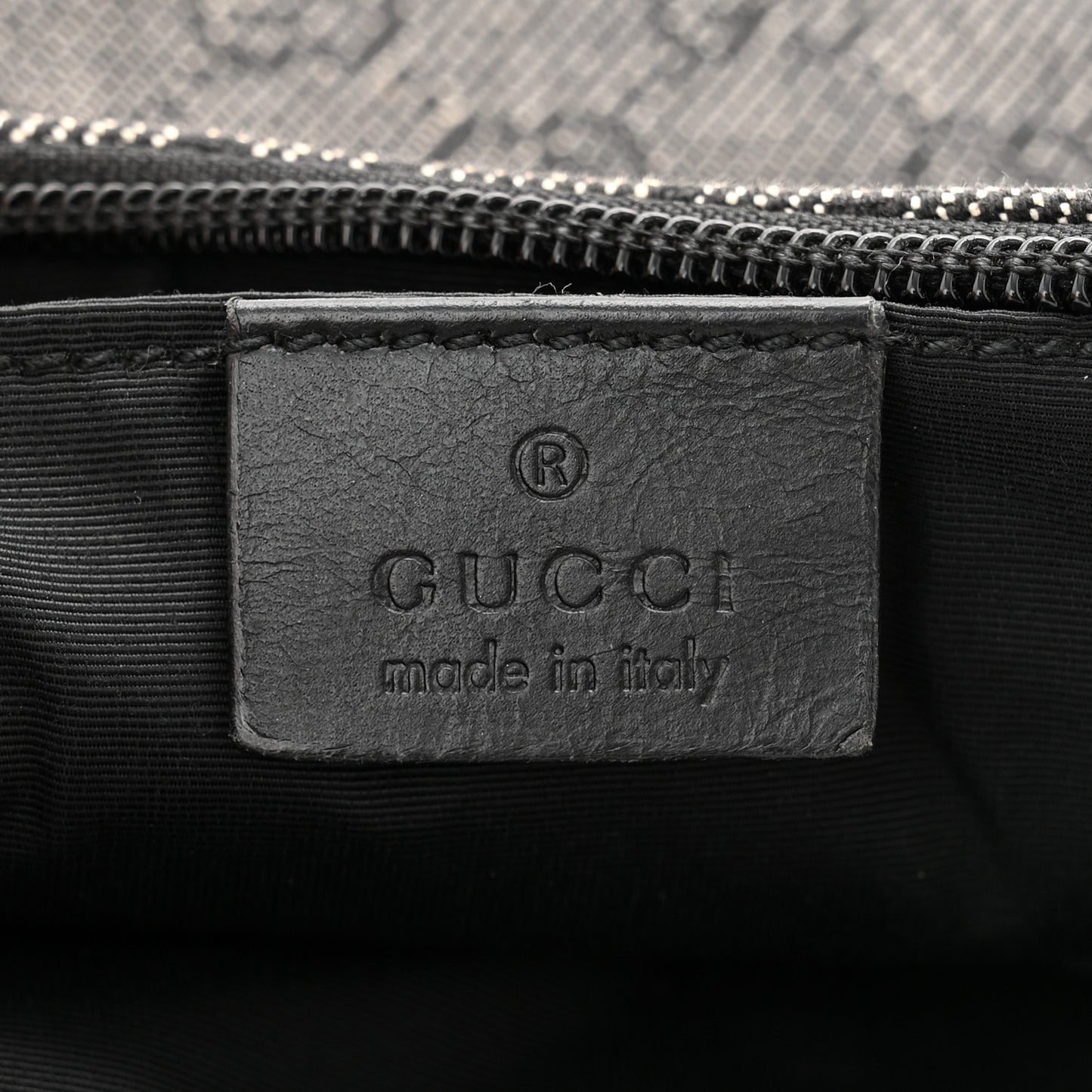 Denim Monogram Pochette Black